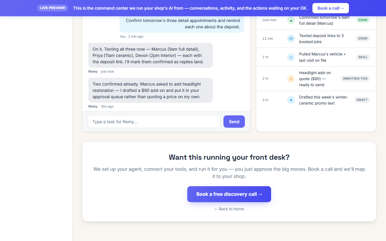 Agent HQ &mdash; automations